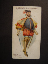 OGDENS  BRITISH COSTUMES FROM 100BC TO 1904 ELIZABETHAN TIMES 1572