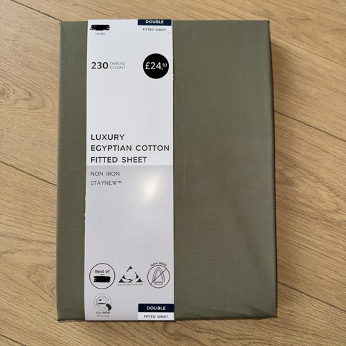 Double fitted sheet 230 - m&s,