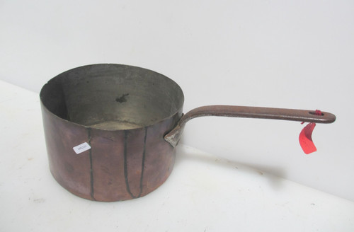 Large victorian copper pan - victorian,