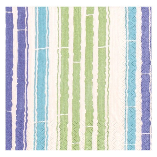 Bamboo stripe blue green - bamboo,