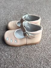 Baby Girls Spanish Designer OP!  Patent Leather Peach  Diamante Shoes EU 20 UK 4