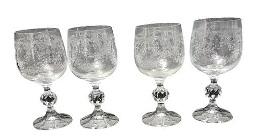 Vintage set four bohemian - of,