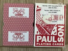Paulson Silver Dollar Casino Restaurant & Lounge Mountlake Terrace playing cards