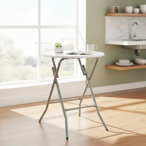 Foldaway round table 735x600mm - round,