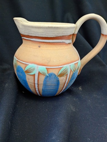 Vintage pottery pitcher jug - vintage,