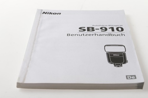 Nikon 910 user manual - nikon,