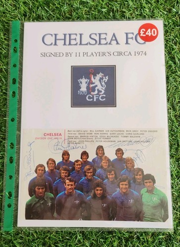 Chelsea signed football - chelsea,