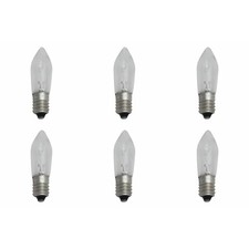 Pack Of 6 x Light Bulb Ribbed