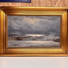 Antique Framed Painting Dated