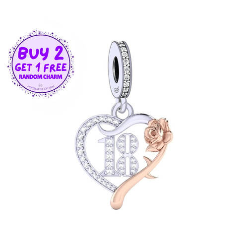 18th birthday charm for - birthday,