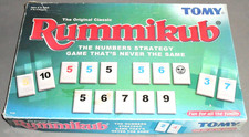 Rummikub Board Game Tomy Number Tile Strategy 1990s Christmas Fun COMPLETE RETRO