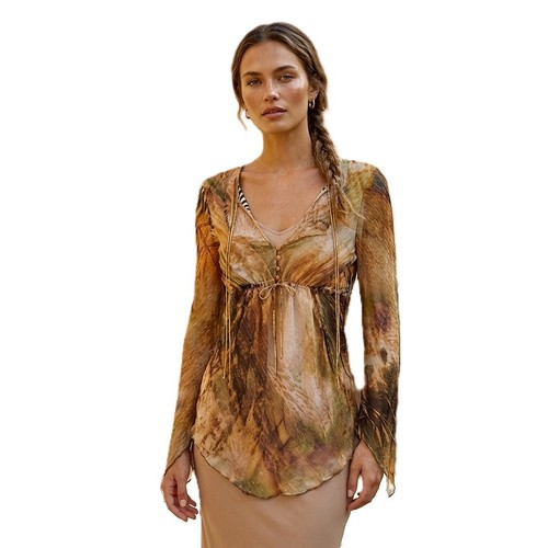 Tuzzi 100 silk sheer tunic - silk,