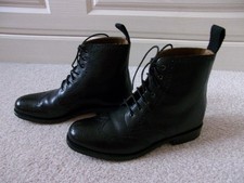 GRENSON BLACK LEATHER BROGUE