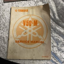 Motorbike Service Manual Yamaha V50-M 2J6-28197-20 Motorcycle Guide Book