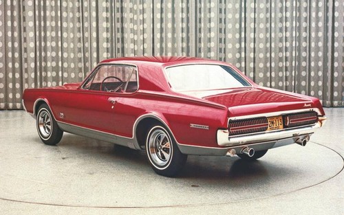 1967 mercury cougar rear side - rear,