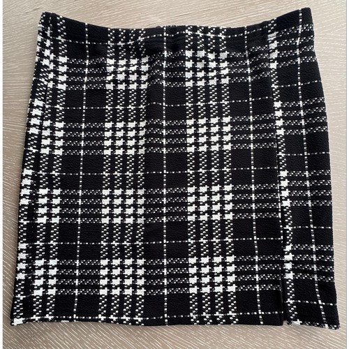 Shein curve plaid line - a-line, mini