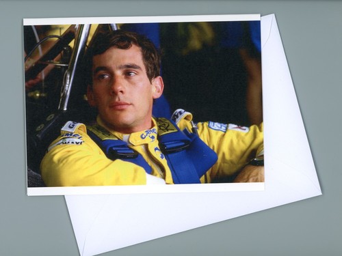 Ayrton senna greeting card - greeting,