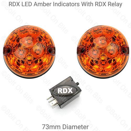 Rdx led 73mm amber - 2, indicator