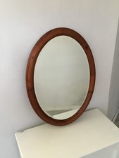 Large oval wooden framed - large,