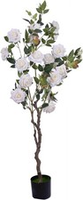 Artificial White Rose Tree