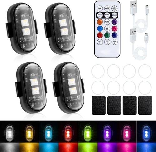 4pcs led car strobe lights - led,