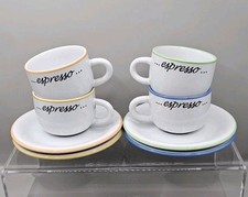 Rayware Set of 4 Espresso Cups and Saucers