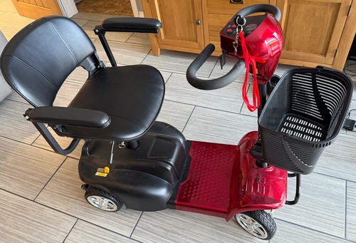 Mobility scooter red - scooter, with