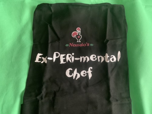 Nando apron black with logo - apron,,