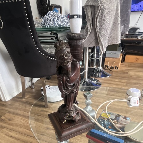 Carved wooden japanese antique - wooden,