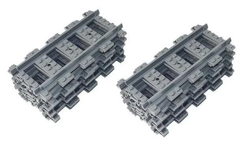 Lego compatible straight train - lego,