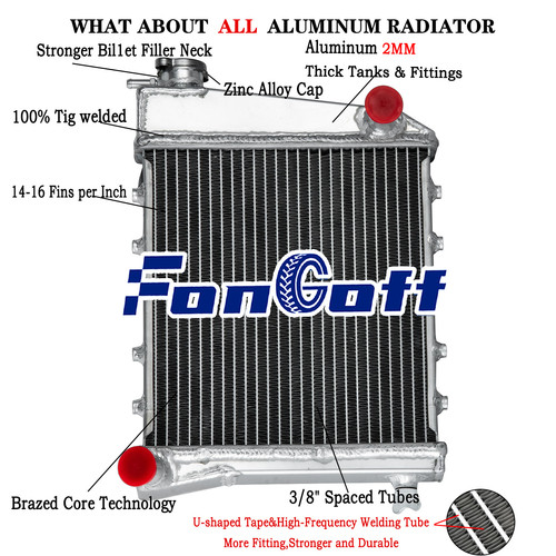 Row radiator for - 2,