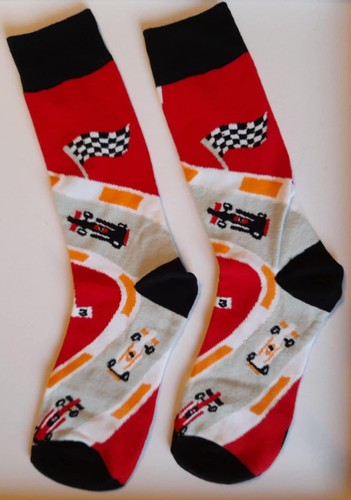 Novelty formula one socks - novelty, f1