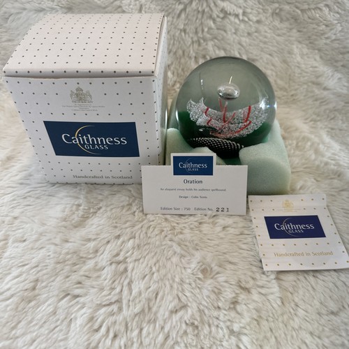 Caithness paperweight oration - caithness,