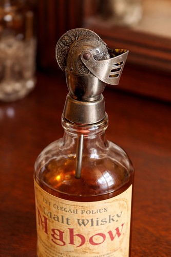 Novelty knight helmet bottle - helmet,