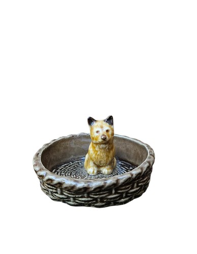 Wade porcelain dog - porcelain,