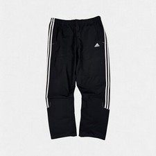 Vintage Adidas baggy track pants black large