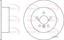 Apec Brake Disc Rear Single