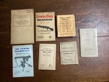 7 WW2 Pamphlets On Small arms, Probably Home Guard Use