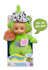 🎁 Teletubbies 31.5cm Talking Party Dipsy Brithday Soft Plush Toy Green 