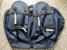 Instep Nipper (Out N About) Double Navy Blue Seat Fabric