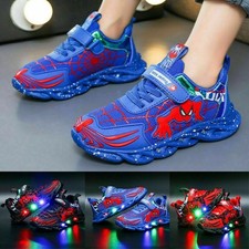 Boys Toddlers Spider Man LED
