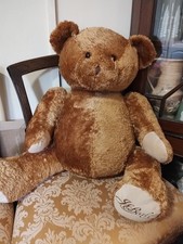 Very Large JE Beales Teddy Bear Brown Eyes And Brown Nose