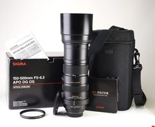Sigma DG 150-500mm F5-6.3 APO HSM OS Lens Nikon Refurbished +12Month Guarantee.