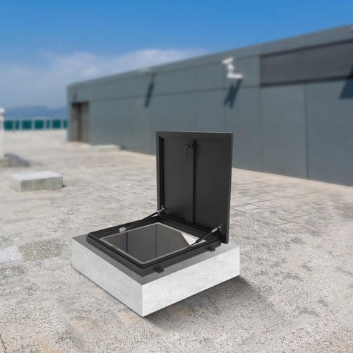 Aluminum alloy roof hatch - aluminum,