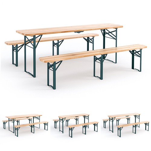 Folding wooden beer table - table, &