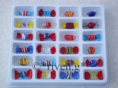 Glass sweets ornamental - glass, sweets@ornamental