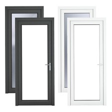 Bespoke PVC Single Door Clear