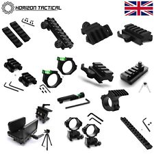Tactical Rifle Hunting Scope Mount Adapter 20mm Weaver Picatinny Rail Airsoft UK