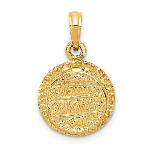Real 14kt yellow - yellow, 3d