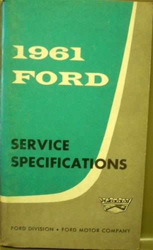 1961 ford service - 1961,